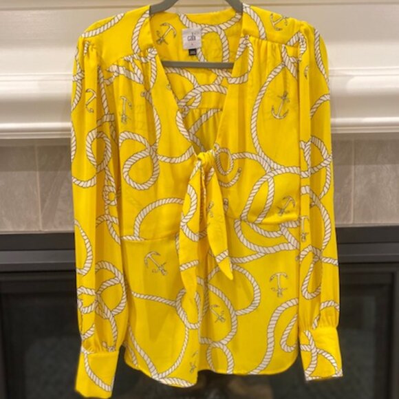 CAbi Reef Knot Blouse Sunny Ropes - Picture 6 of 14